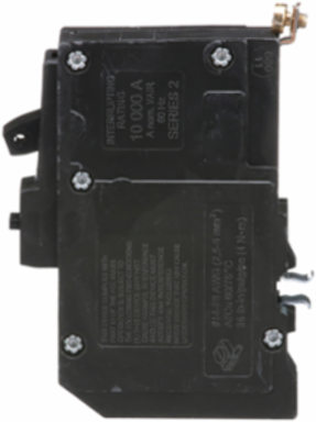 Mini Circuit Breaker 20A 1 Pole 120V AC 10kA Bolt-On Mount