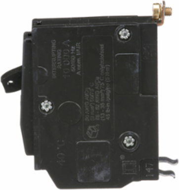 Mini Circuit Breaker 40A 1 Pole 120/240VAC Bolt-On Mount 10kA