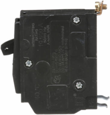 Miniature Circuit Breaker, 50A, 1 Pole, 120/240V AC, 10kA, Bolt-On