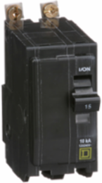 Mini Circuit Breaker 15A 2 Pole 120/240VAC 10kA Bolt-On Mount