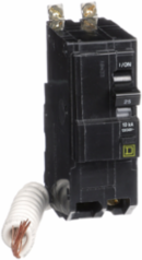 Mini Circuit Breaker 25A 2-Pole 120/240V AC Bolt-On 10kA 30mA Ground Fault
