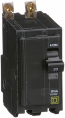 Mini Circuit Breaker 30A 2Pole 120/240V AC 10kA Bolt-On Mount