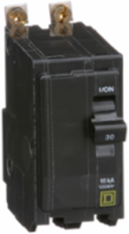 Mini Circuit Breaker 30A 2Pole 120/240V AC 10kA Bolt-On Mount