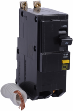 Miniature Circuit Breaker 30A 2 Pole 120/240V AC Ground Fault Protection