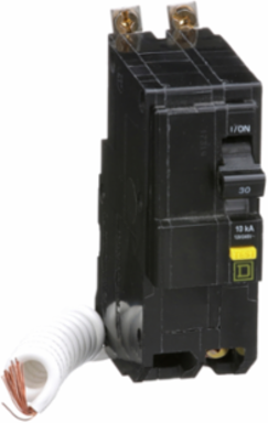 Miniature Circuit Breaker 30A 2 Pole 120/240V AC Ground Fault Protection