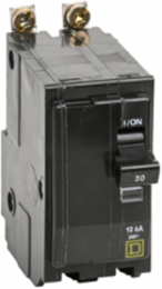 Mini Circuit Breaker 30A 2 Pole 240VAC Bolt-On Mount 10kA