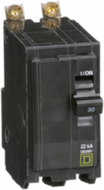 Mini Circuit Breaker 30A 2 Pole 240VAC 22kA Bolt-On Mount