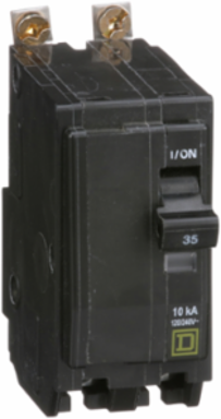 Mini Circuit Breaker 35A 2 Pole 120/240V AC 10kA Bolt-On Mount