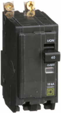 Miniature Circuit Breaker 40A 2 Pole 120/240V AC 10kA Bolt-On