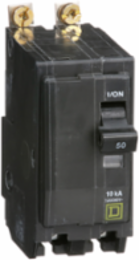 Mini Circuit Breaker 50A 2-Pole 120/240V AC 10kA Bolt-On Mount
