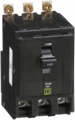 Mini Circuit Breaker 100A 3 Pole 120/240V AC 10kA Bolt-On