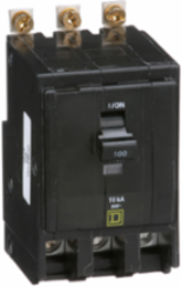 Mini Circuit Breaker 100A 3 Pole 120/240V AC 10kA Bolt-On