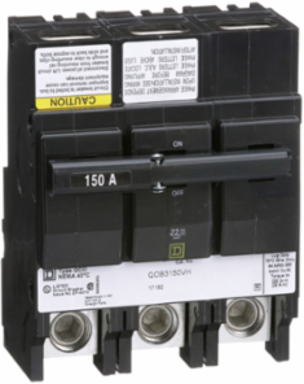 Mini Circuit Breaker 150A 3 Pole 120/240V AC 22kA Bolt-On Mount