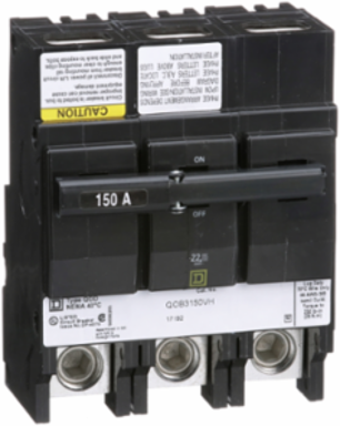 Mini Circuit Breaker 150A 3 Pole 120/240V AC 22kA Bolt-On Mount
