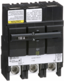 Mini Circuit Breaker 150A 3 Pole 120/240V AC 22kA Bolt-On Mount