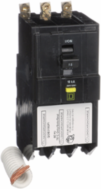 Miniature Circuit Breaker 15A 3 Pole 208Y/120V 10kA Ground Fault A