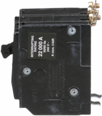 Mini Circuit Breaker 15A, 3 Pole, 22kA, 120/240VAC, Bolt-On Mount