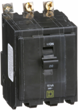 Miniature Circuit Breaker 20A 3 Pole 120/240VAC 10kA Bolt-On Mount