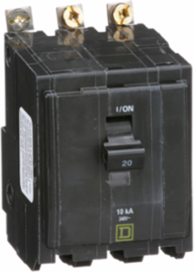 Miniature Circuit Breaker 20A 3 Pole 120/240VAC 10kA Bolt-On Mount