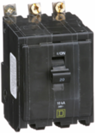 Miniature Circuit Breaker 20A 3 Pole 120/240VAC 10kA Bolt-On Mount
