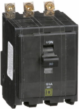 Mini Circuit Breaker 30A 3 Pole 120/240VAC Bolt-On Mount 10kA