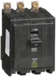 Mini Circuit Breaker 30A 3 Pole 120/240VAC Bolt-On Mount 10kA