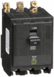 Mini Circuit Breaker 35A 3 Pole 120/240VAC Bolt-On Mount 10kA