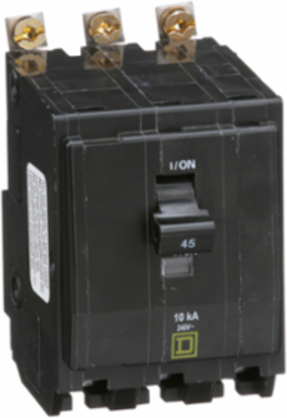 Mini Circuit Breaker 45A 3 Pole 120/240VAC 10kA Bolt-On Mount