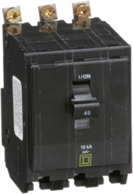 Mini Circuit Breaker 45A 3 Pole 120/240VAC 10kA Bolt-On Mount