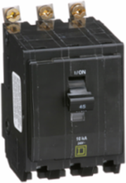Mini Circuit Breaker 45A 3 Pole 120/240VAC 10kA Bolt-On Mount