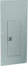 QO Load Centre Indoor Cover, 30 Spaces, 29.12 Inch Height, Grey Finish