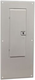 Replacement Cover for 40 Space QO Load Center, Combination Flush/Surface, Gray