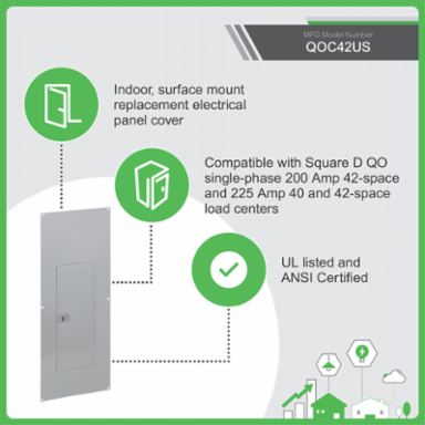Loadcentre Cover for 42 Spaces, Surface Cover, 37.98 Inch Height