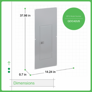 Loadcentre Cover for 42 Spaces, Surface Cover, 37.98 Inch Height
