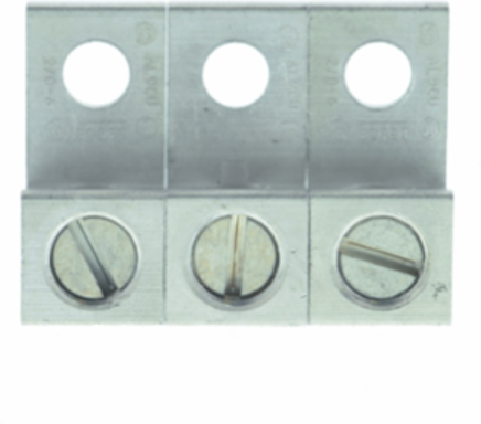 QO Main Lug Kit 125A 3 Phases Accepts AWG 6 to 2/0 Copper/Aluminum