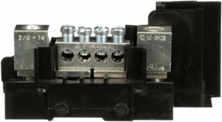 QO Load Center Mounting Base, 1 Phase, 2 Spaces, 70A Main Lugs