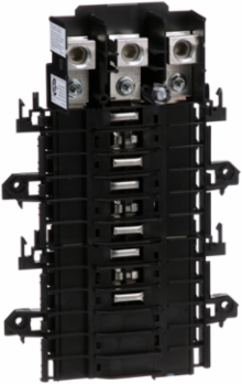 QO Mounting Base, 18 Spaces, 200A Main Lugs, 3 Phase, 10 kA
