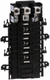 QO Mounting Base, 18 Spaces, 200A Main Lugs, 3 Phase, 10 kA