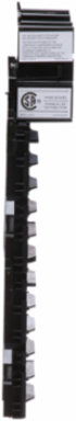 QO Mounting Base, 24 Spaces, 200A, 3 Phase, 10 kA Capacity
