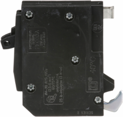 QO Tandem Mini Circuit Breaker 20A 120/240VAC 10kA Plug-in Mount