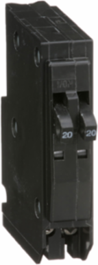 QO Tandem Mini Circuit Breaker 20A 120/240VAC 10kA Plug-in Mount
