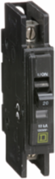 Mini Circuit Breaker, 20 Amp, Single Pole, 120/240VAC, 10kA
