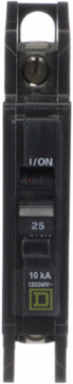 Mini Circuit Breaker 25A 1 Pole 120/240V AC 10kA