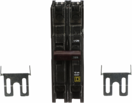 Miniature Circuit Breaker, 125A, 2 Pole, 120/240V AC, 10kA Breaking Capacity