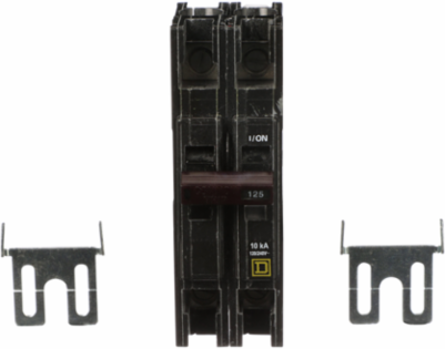 Miniature Circuit Breaker, 125A, 2 Pole, 120/240V AC, 10kA Breaking Capacity