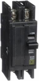 Mini Circuit Breaker, 15A, 2 Pole, 240V AC, 22kA Breaking Capacity