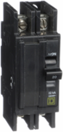 Mini Circuit Breaker 25A 2 Pole 120/240V AC 22kA