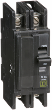 Mini Circuit Breaker 30A, 2 Pole, 120/240V AC, 10kA Breaking Capacity