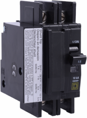 Mini Circuit Breaker 60A 2 Pole 120/240V AC 10kA Shunt Trip