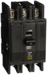 Miniature Circuit Breaker 10A 3 Pole 240V AC 10kA